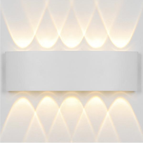 Aplique exterior KING blanco led 10w 3000k - ip54 - ALEMAR