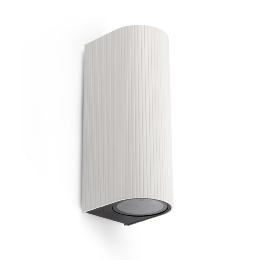 Aplique exterior ESTELA blanco 2 luces Faro Barcelona