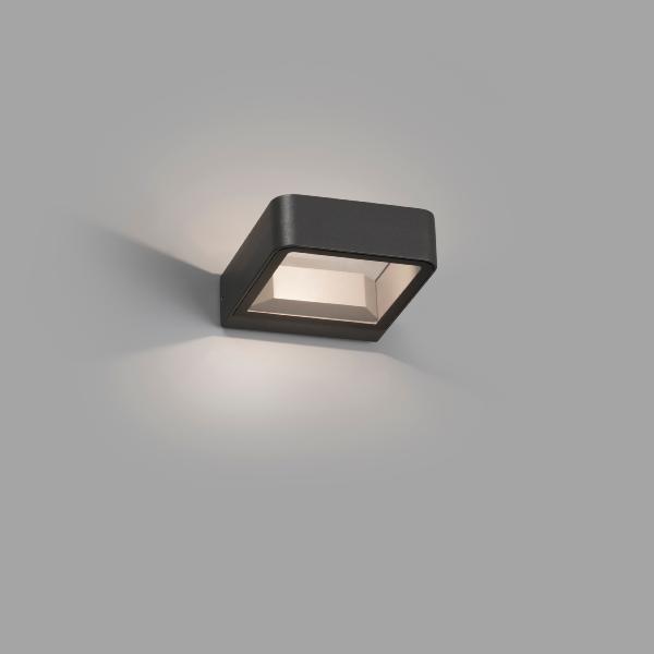 Aplique Axel Faro Gris Oscuro. Iluminacion de Exterior LED.