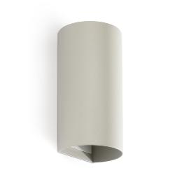 Aplique SOLE 2 Luces redondo gris Faro Barcelona 