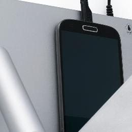 Aplique SUAU USB A gris con lector derecha Faro