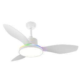 Ventilador Mandala Blanco Fabrilamp - Motor DC Ø120cm