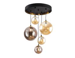 DARK-LAMPARA 5L NEGRO-LATON - SCHULLER