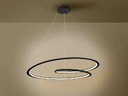 Lampara colgante LOOPING  Ø97cm -  Schuller - Luz LED