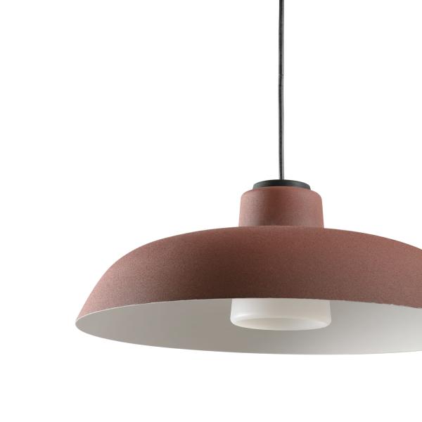 SAGA Colgante con florón marrón óxido Faro