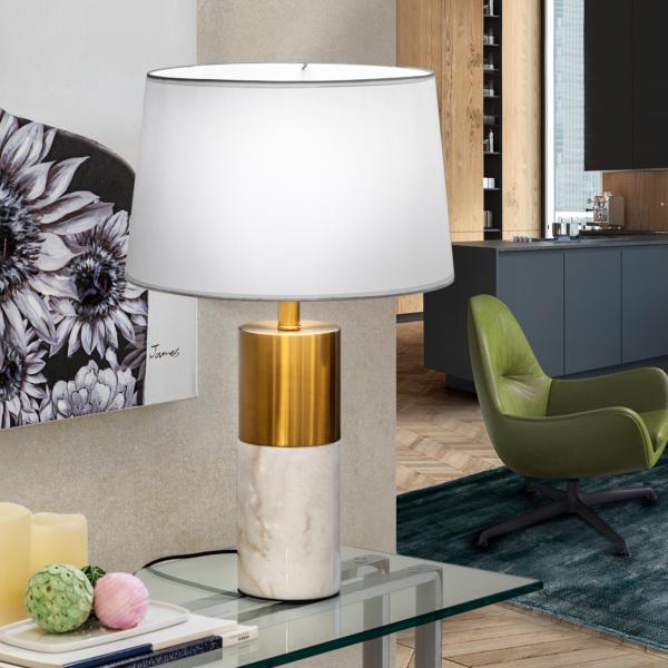 LUCIAN-SOBREMESA 1L MARMOL BLANCO - SCHULLER