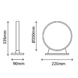 Baliza Nala Sulion - Iluminacion de exterior LED - 40cm