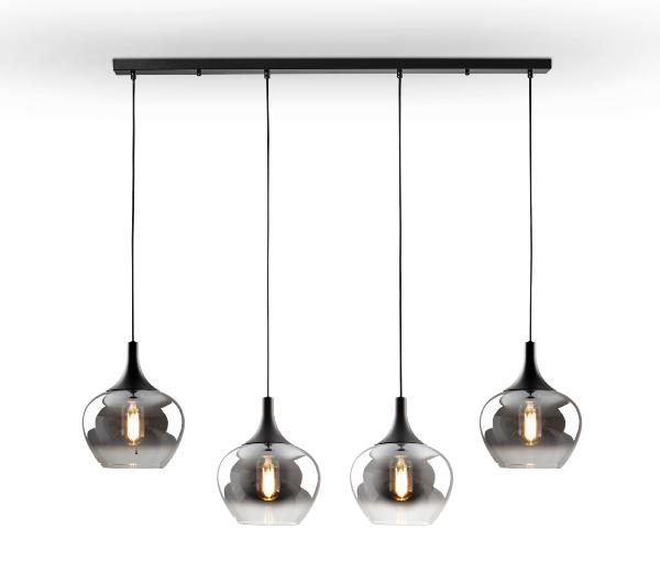 OPAZ-LAMPARA 4L NEGRO/SMOKE - SCHULLER