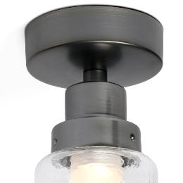 Plafón BRUME antracita LED Faro Barcelona