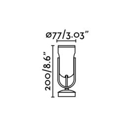 Proyector de exterior SLOT 200 negro  Faro