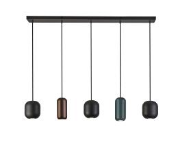 NIMES- LAMPARA 5L NEGRO-COLORES - ILUMINACION i3 By SCHULLER