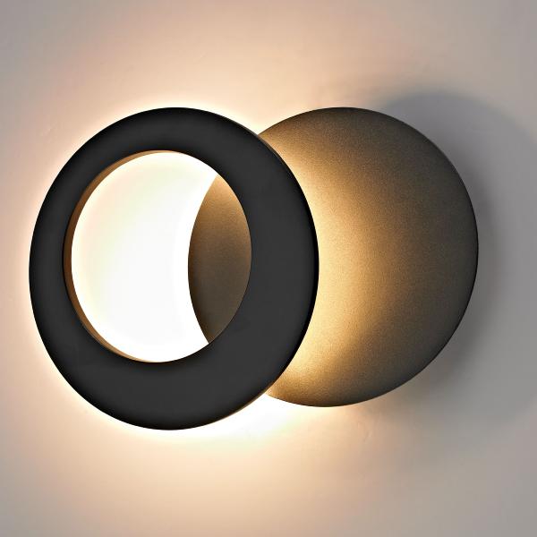 Aplique interior TORONTO Negro Mantra - Luz LED 