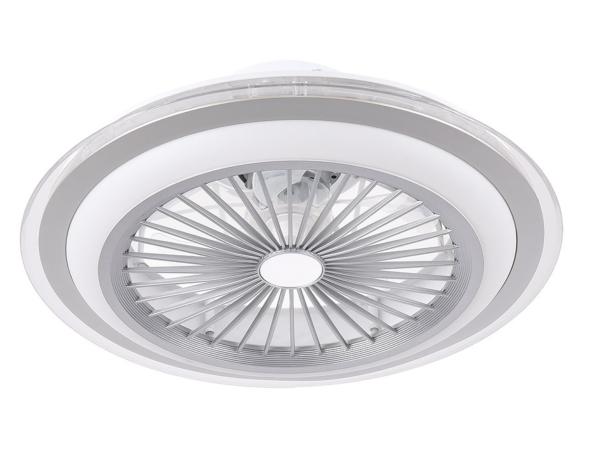 Ventilador SANTA ANA Gris - Fabrilamp. Ø52cm Luz LED