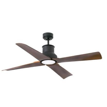 Ventilador WINCHE negro FARO Luz LED - IP44 Ø127cm