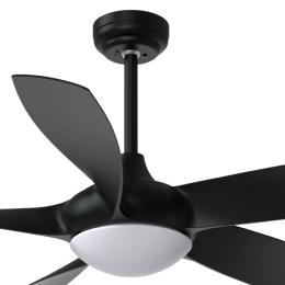 Ventilador GALLEO Negro Fabrilamp - Motor DC Ø132cm