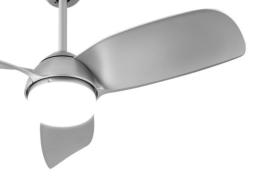 Ventilador HAUR Gris Led - Fabrilamp  Motor DC Ø107cm