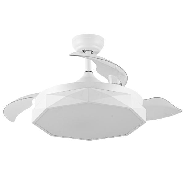 Ventilador NASHI Blanco Fabrilamp - Motor DC Ø107cm