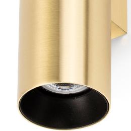 Aplique pared STAN 2 luces oro satinado Faro Barcelona  