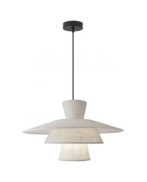 Colgante BARI lino tostado 1 x 60w e-27 - ALEMAR