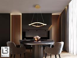 NAOS LAMPARA ORO ROSA 1 ARO D60 - ILUMINACION i3 By SCHULLER