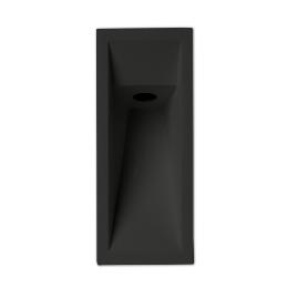 Empotrable pared TIL negro LED Faro Barcelona