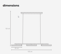 LAMPARA BATONS MIMAX - LAMPARA LED 100CM