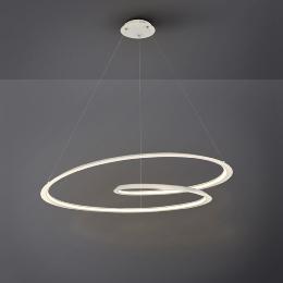 Lampara LOOPING Blanco - Schuller. Ø97cm - Luz LED