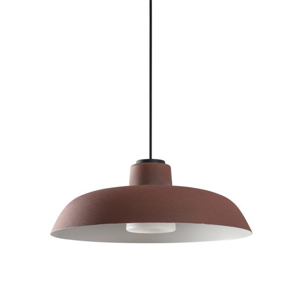 SAGA Colgante con florón marrón óxido Faro