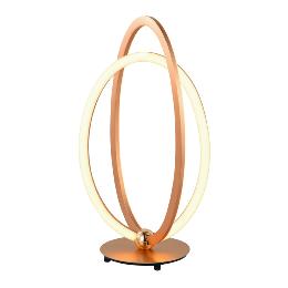 Sobremesa OCELLIS Oro Rosa - Schuller - Luz LED