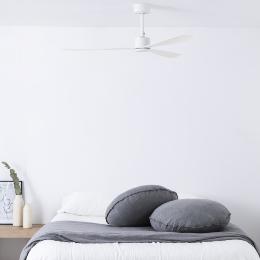 Ventilador AMELIA Blanco FARO - Motor DC - sin luz Ø132cm