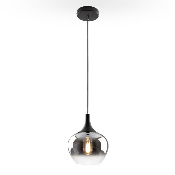 OPAZ-LAMPARA 1L NEGRO/SMOKE D19 - SCHULLER