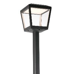 Farola de exterior gris 219cm LED. Serie Plaza - FARO