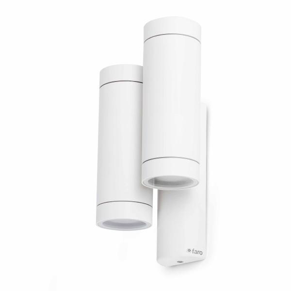 Aplique de exterior 4 L. Blanco o gris. Serie Steps. FARO.