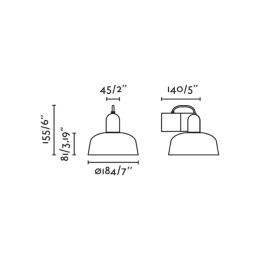 TATAWIN Aplique cristal negro Faro