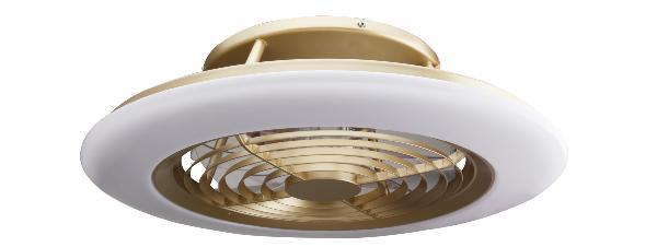 Ventilador Alisio con luz LED Oro - MANTRA Ø63cm