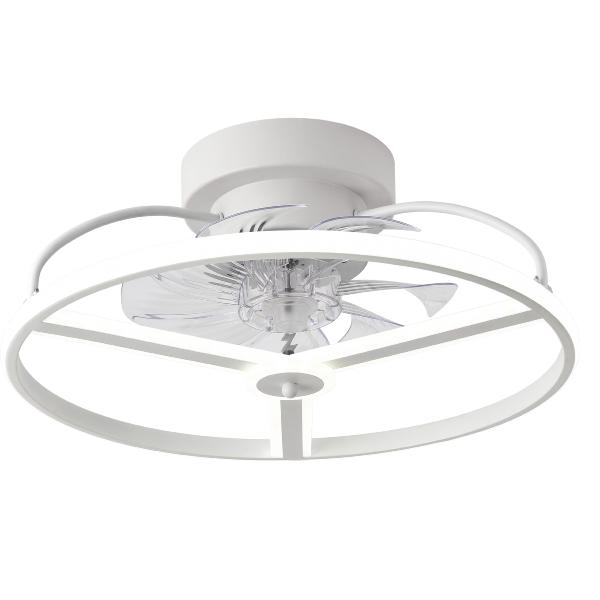 Ventilador BORA Blanco - Fabrilamp. Motor DC Ø50cm