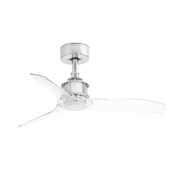 Ventilador Justfan FARO - Transparente. Motor DC. 81cm. Ø