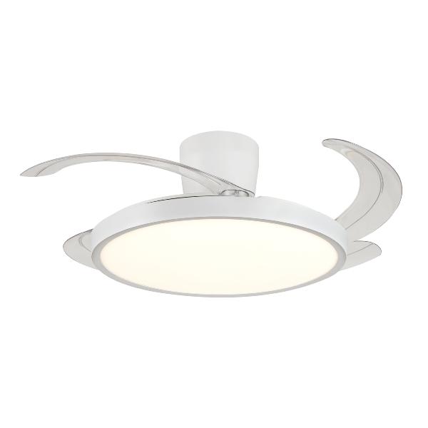 Ventilador Melody-L Blanco con base PB - Motor DC. 48-108cmØ.