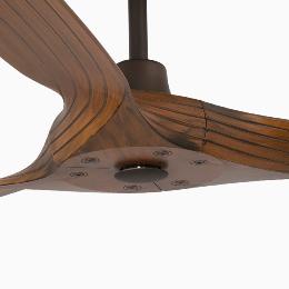 Ventilador MOREA FARO - Marron Oscuro Motor DC 152cm. Ø
