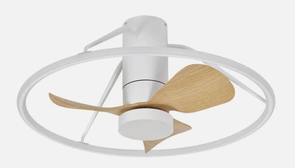 Ventilador Oporto Mini Blanco Fabrilamp - Motor DC Ø66cm