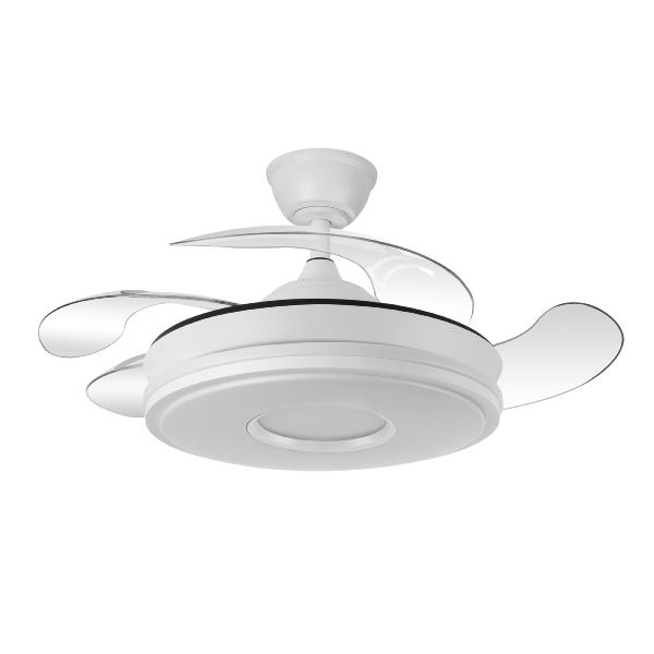 Ventilador DANI Mini Blanco - Fabrilamp. Motor DC Ø91cm