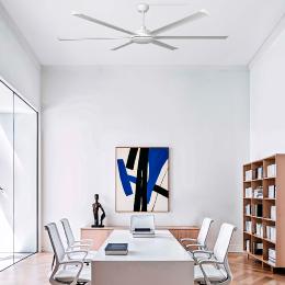 Ventilador ROTTERDAM 20 XL Luz LED Blanco FARO - Ø200cm.