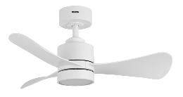 Ventilador Zepelin Blanco Fabrilamp - Motor DC Ø91cm