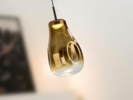 ALEDIS- LAMPARA 1L NEGRO-DORADO - SCHULLER