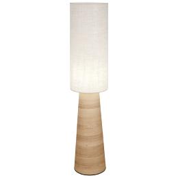 Pie salon AOSTA beig/madera 1 x 60w e-27 - ALEMAR