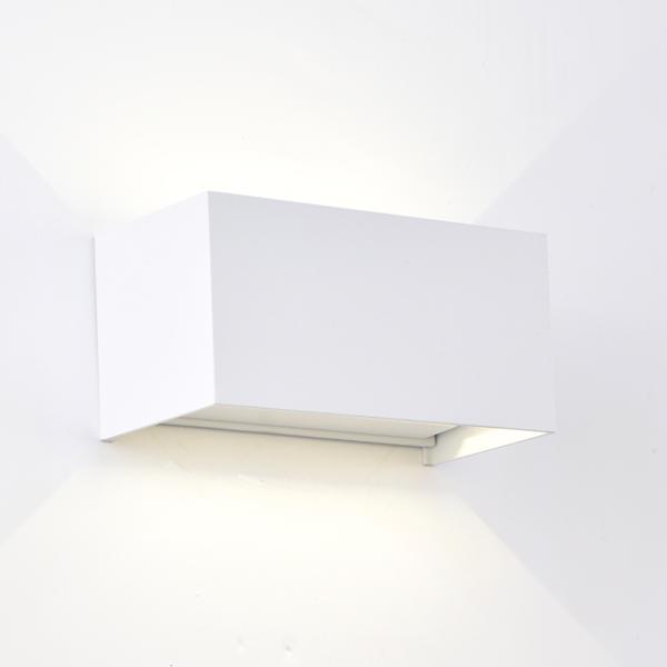 Aplique exterior DAVOS Doble Blanco Arena Mantra - Luz LED 