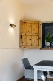 Aplique exterior DORO 220 madera Faro Barcelona