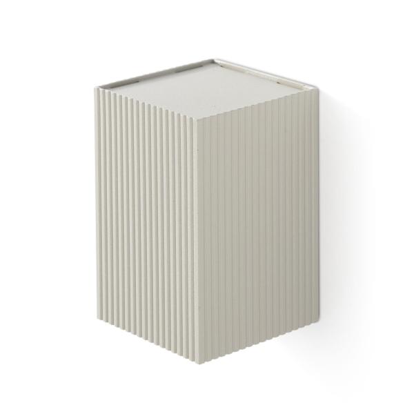 Aplique LUNE cuadrado estriado gris Faro Barcelona  