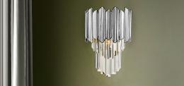 Aplique TIARA Oro - Schuller. Bombilla LED G9