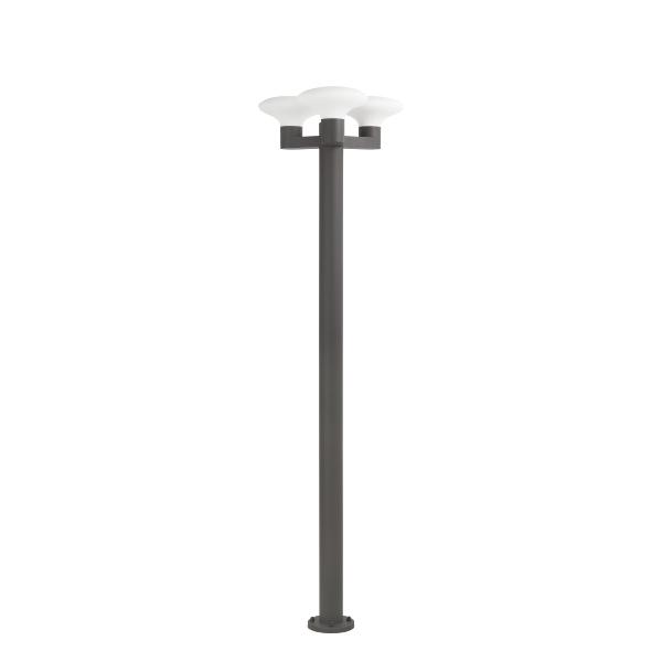 Farola de exterior 3 L. 214cm Serie Blubs FARO